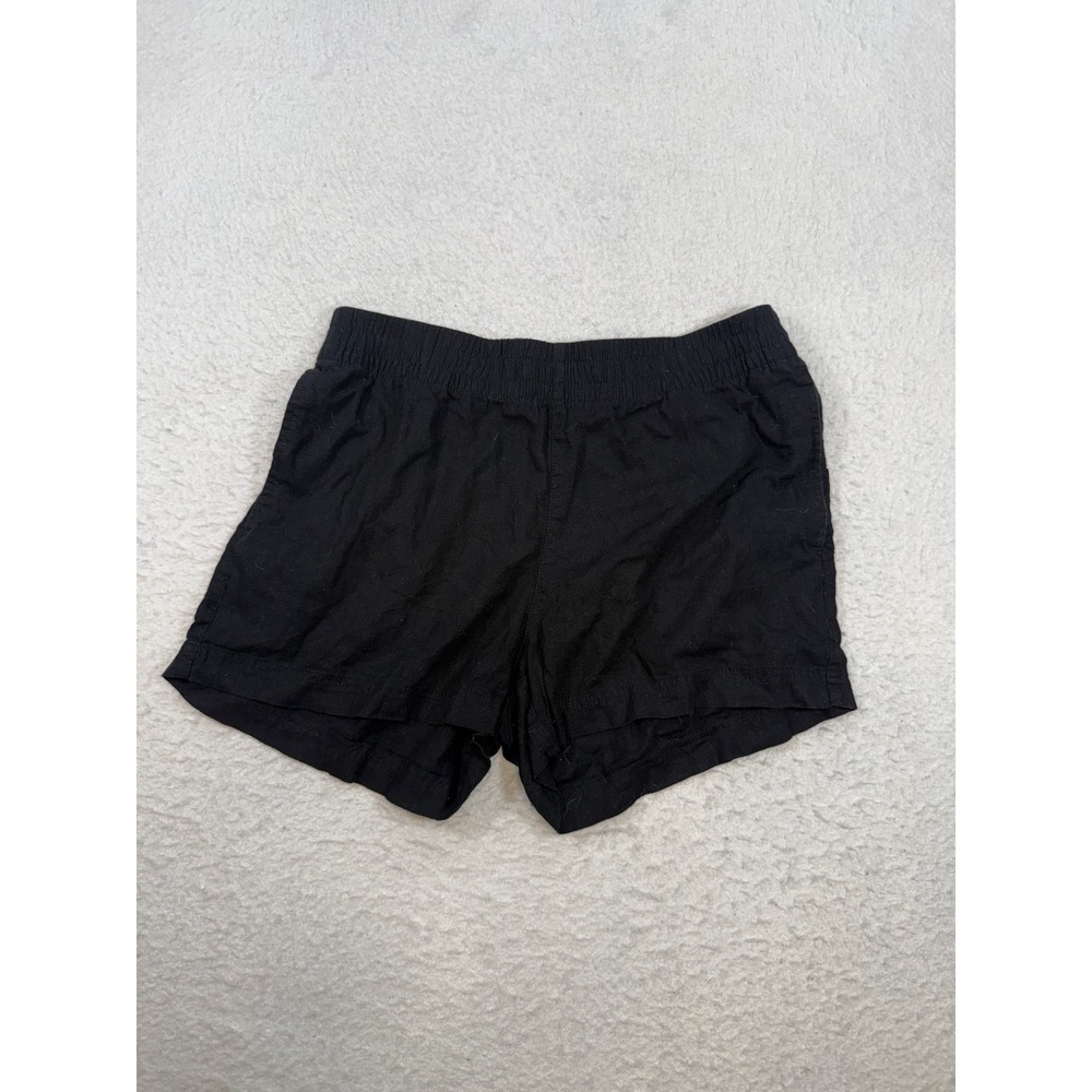 Old Navy Comfort Waistband Shorts Womens Large Black Elastic Waist Pull On
